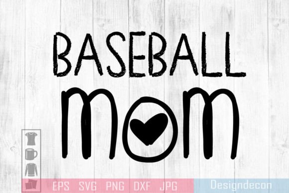 Baseball Mom Quote SVG for Crafts and Graphics