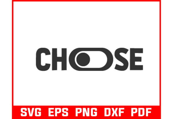 Choose Svg Bundle Quote Art Logo for Crafts and Graphics
