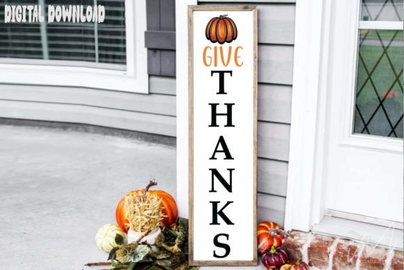 Give Thanks Porch Sing Svg for Local Business Graphics