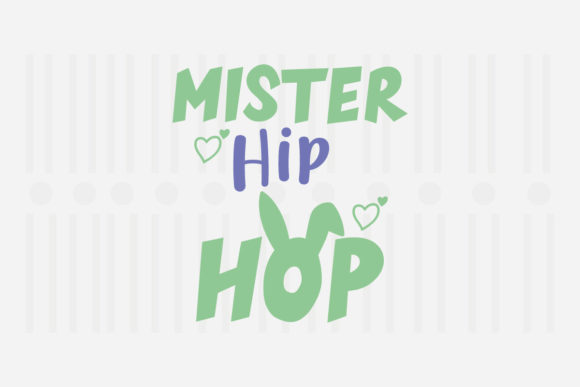 Mister Hip Hop Easter SVG for Graphics and Crafts