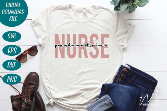 Pediatric Nurse Svg for Crafts and Graphics