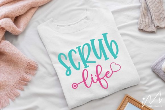 Scrub Life Svg for Crafts and Graphics