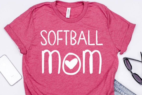 Softball Mom Quote SVG for Crafts and Graphics