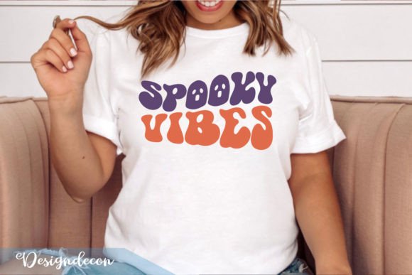 Spooky Vibes Retro Wavy SVG for Crafts and Graphics