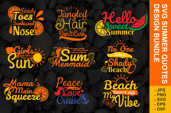 SVG Summer Quote Sublimation Design Review