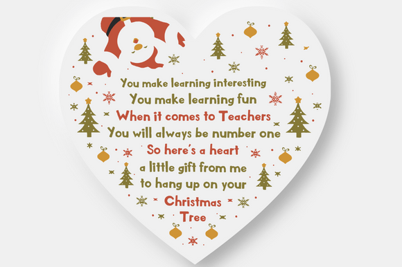 TEACHER GIFT Graphic Design for Local Business Branding