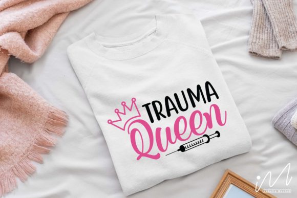 Trauma Queen Svg Graphic Design Asset Review