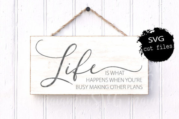 Wood Sign Quote SVG for Embroidery Projects